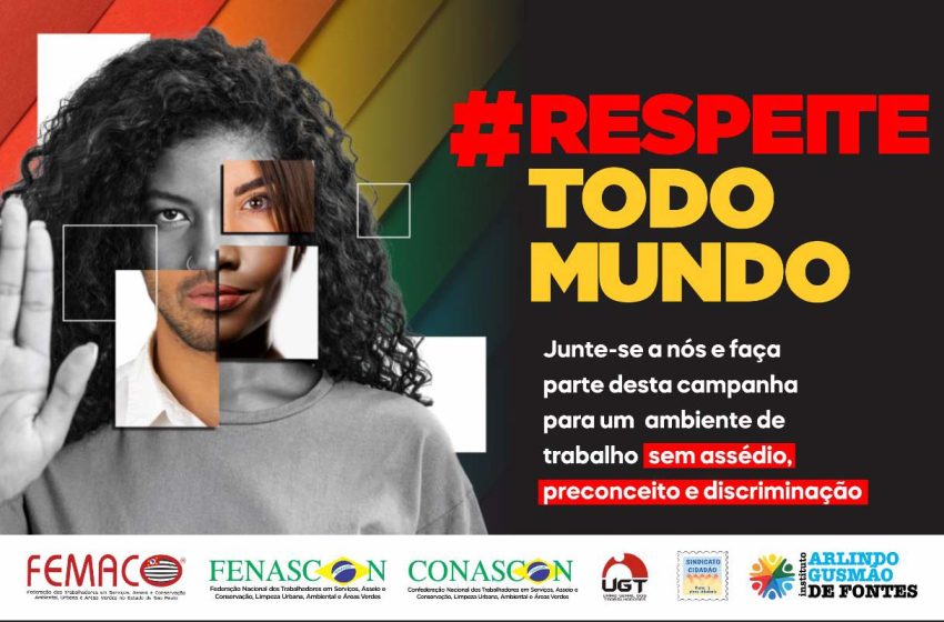  FEMACO promove campanha para combater assédio, discriminação e preconceito no ambiente de trabalho