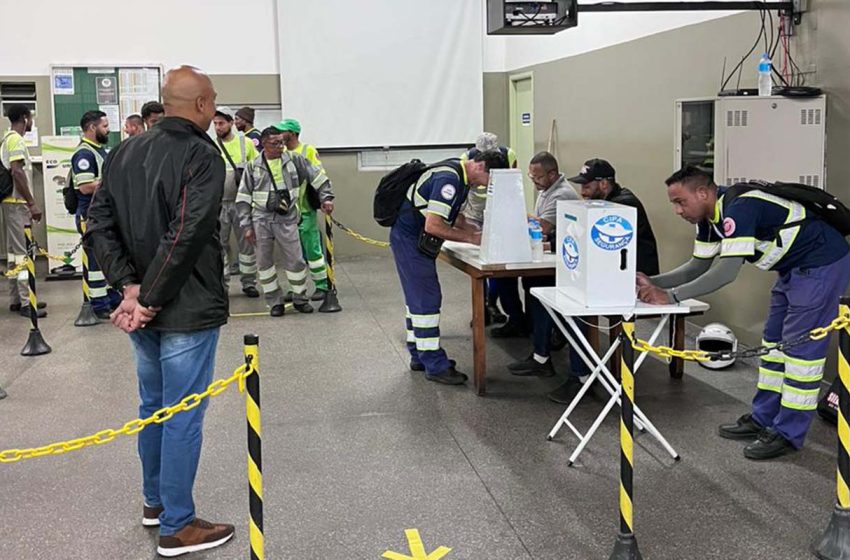  Eleições na EcoUrbis transcorrem tranquilamente e reforçam a importância da CIPA para a segurança de todos