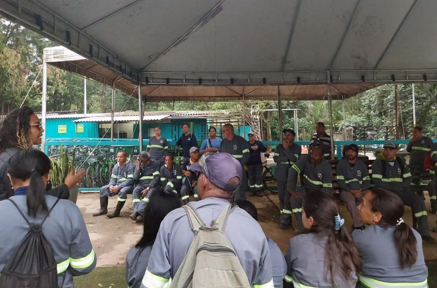  SIEMACO-SP defende direitos dos trabalhadores em ação sindical no Parque do Ibirapuera