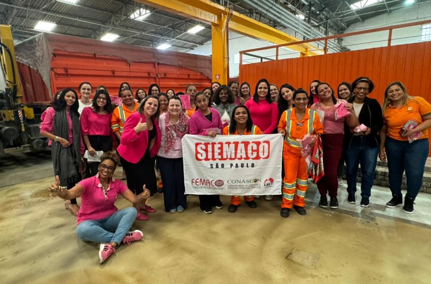 SIEMACO-SP realiza 18 palestras no Outubro Rosa, reforçando compromisso com a saúde feminina