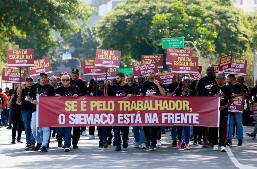 SIEMACO-SP marca presença no 1º de Maio no Campo de Bagatelle em defesa dos trabalhadores