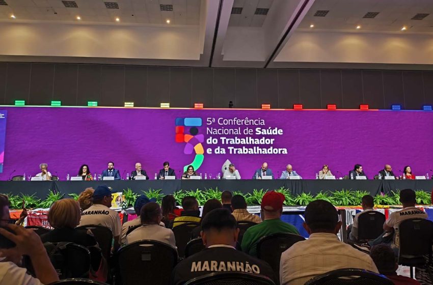  Saúde do trabalhador é debatida em conferência nacional em Brasília