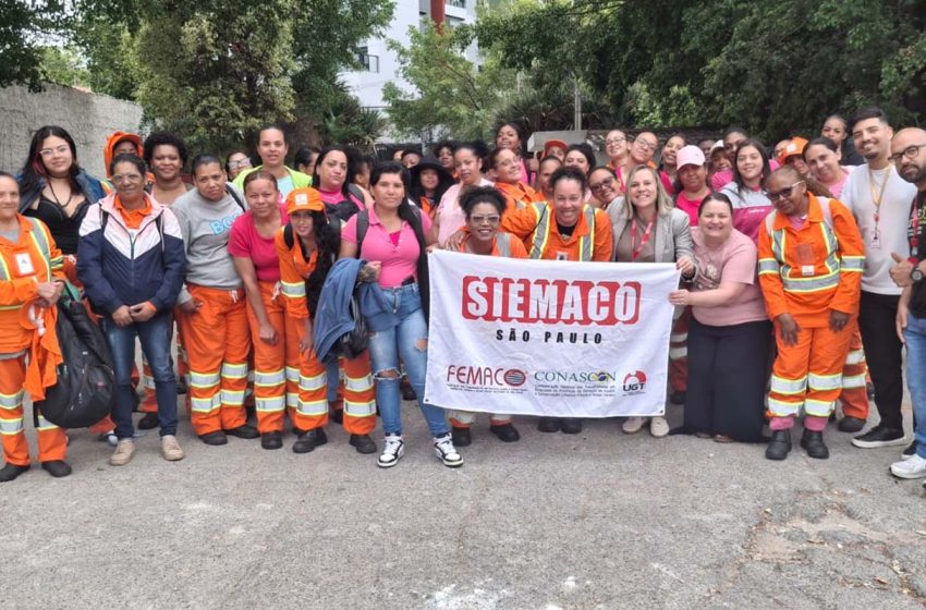 SIEMACO-SP participa de ação do Outubro Rosa promovida pela Ecoss Ambiental e mobiliza cerca de 300 mulheres