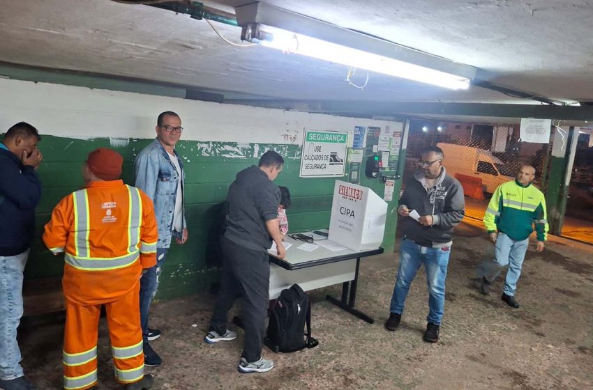  Eleição da CIPA mobiliza trabalhadores da Sustentare em diversos alojamentos e garagem