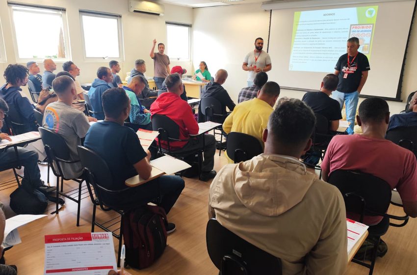  Novos trabalhadores da Sustentare participam de integração com a presença do SIEMACO-SP