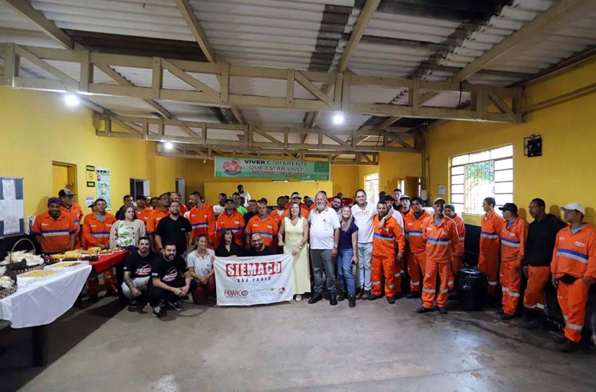  SIEMACO-SP celebra campanha de conscientização da NR-38 com trabalhadores da Potenza
