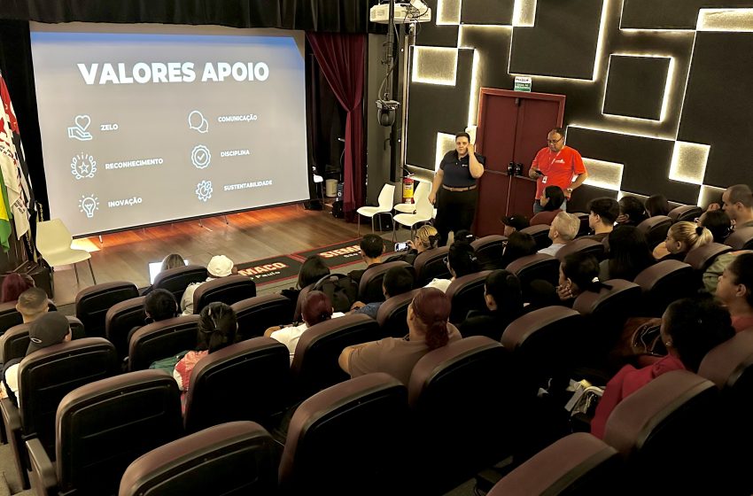  SIEMACO-SP realiza integração de 100 trabalhadores da Apoio Ecolimp no auditório do sindicato