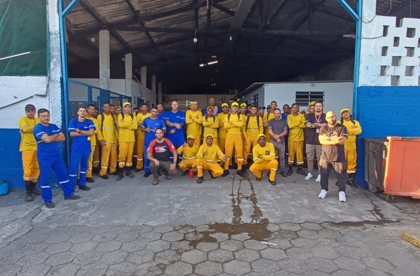  Paralisação na Baixada Santista: SIEMACO-SP apoia trabalhadores da Limpeza Urbana e sindicato da região