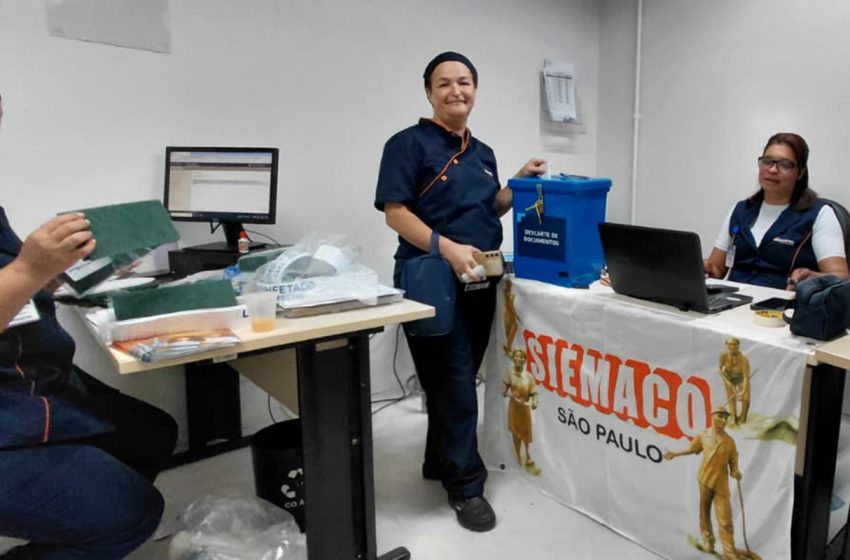  Eleição da Cipa mobiliza trabalhadores da Brasanitas no Hospital Santa Isabel