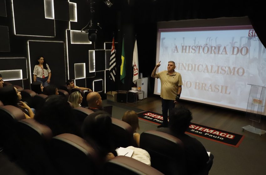  SIEMACO-SP promove treinamento para fortalecer trabalho de base com participação de sindicato internacional