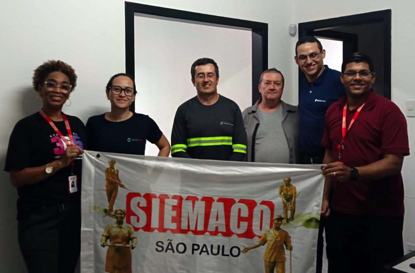  SIEMACO-SP acompanha eleição da CIPAA na Ecomax Serviços Ambientais