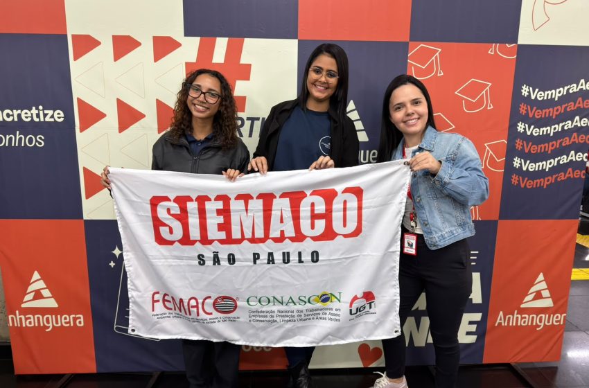  SIEMACO-SP participa de Feirão da Empregabilidade, que reúne cerca de 600 vagas do asseio
